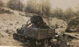 Dad's strip mine, Altoona, AL, late 1940s or early 1950s.