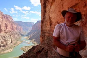 That's me, at the Indian granaries on the Colorado River.