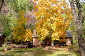 Phantom Ranch in the Fall.