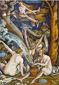 Witches, by Hans baldung, 1508